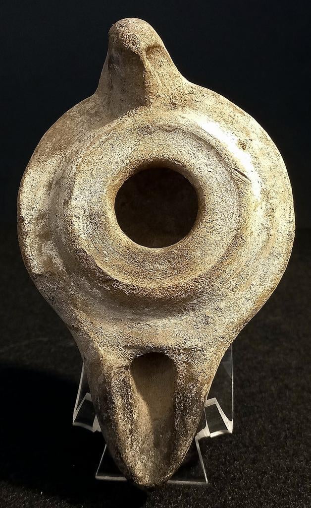 Islamitische kunst. Olielamp. Nabije Oosten. 10-11e eeuw, Antiek en Kunst, Antiek | Keramiek en Aardewerk, Ophalen of Verzenden