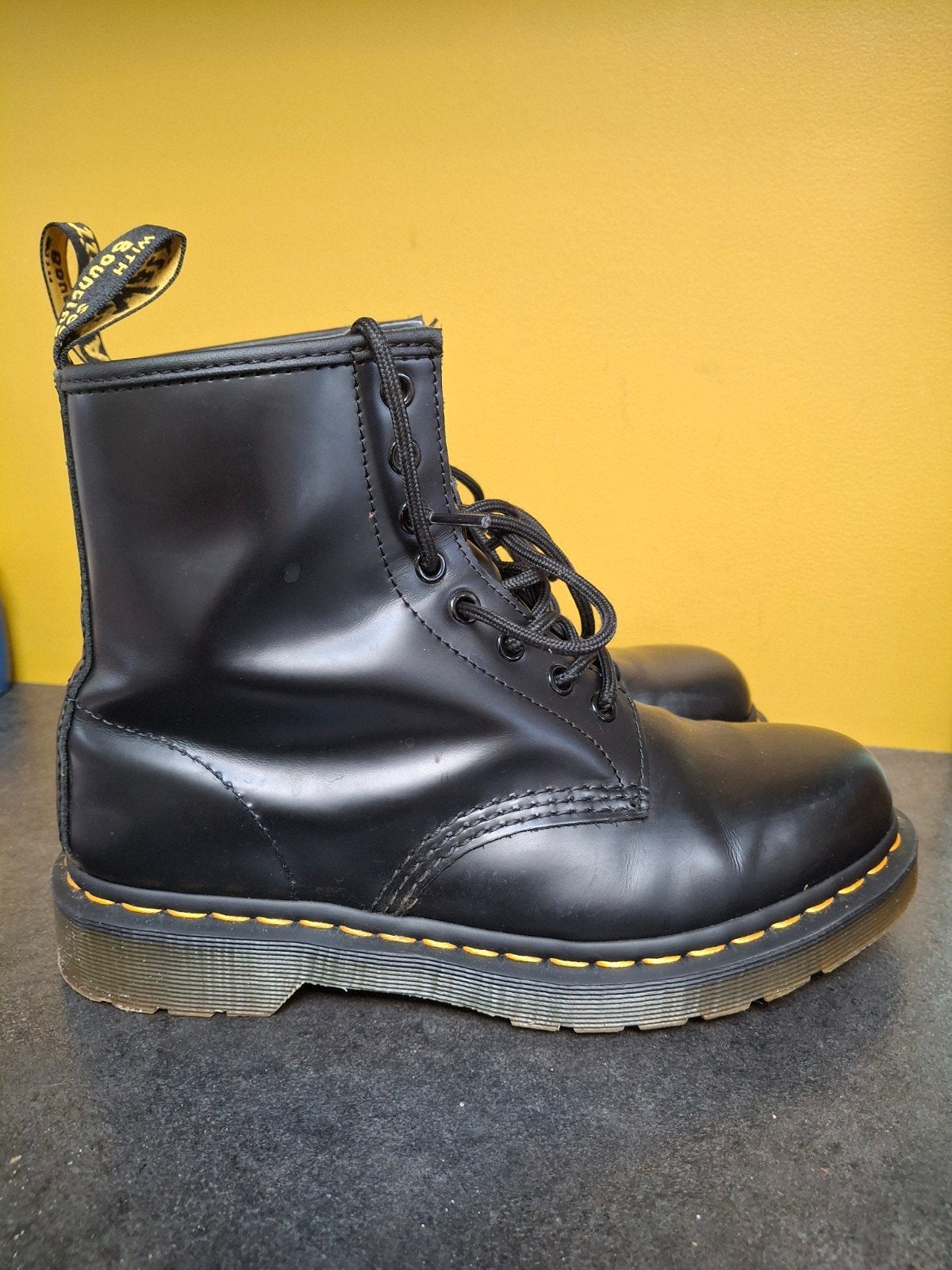 dr. Martens, zwart, maat 40, hard leder, Zwart, Lage of Enkellaarzen, Ophalen of Verzenden, Dr. Martens