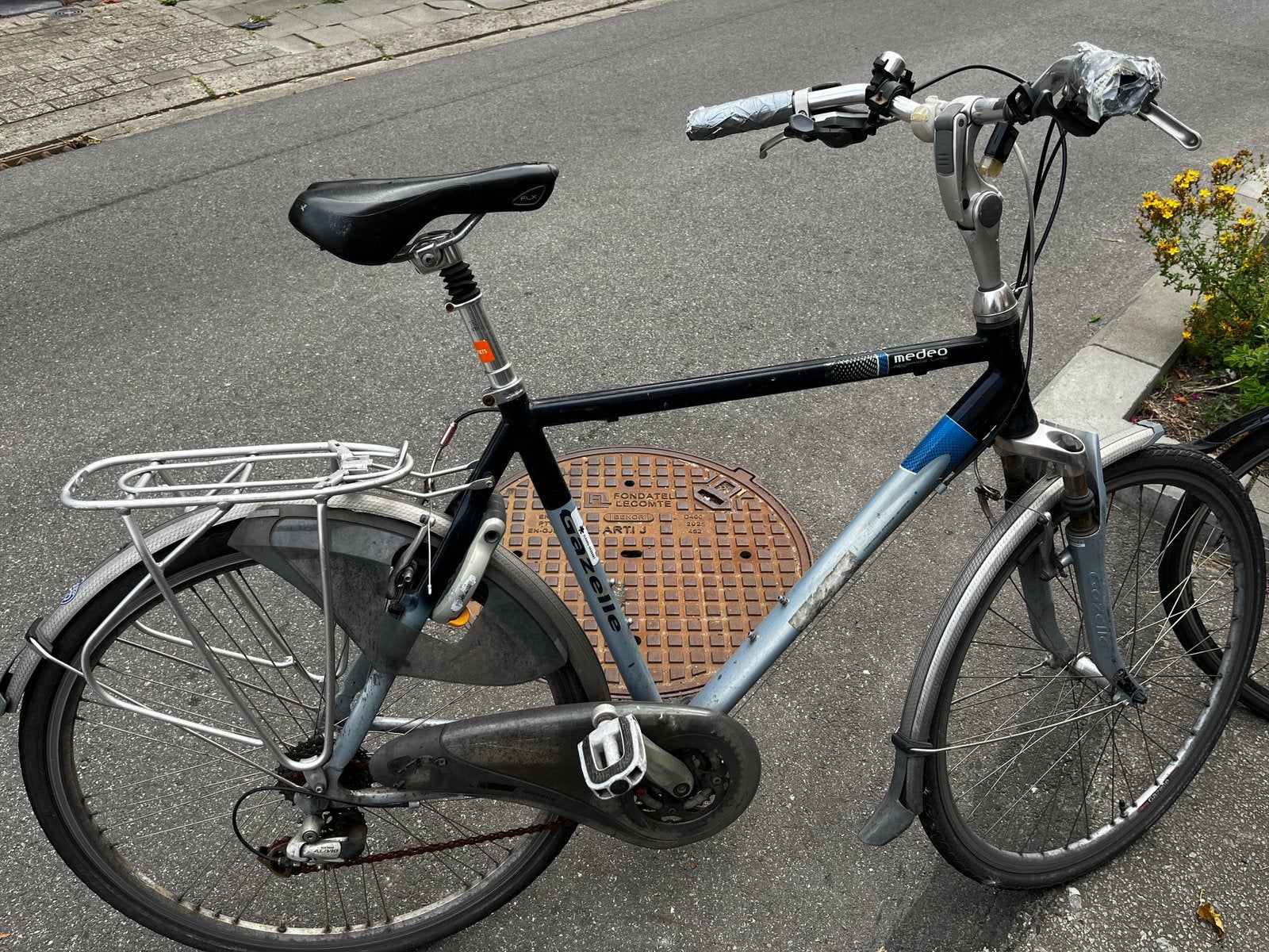 Herenfiets Gazelle Medeo, Fietsen en Brommers, Fietsen | Heren | Sportfietsen en Toerfietsen, Ophalen, Gebruikt, Vering, Gazelle