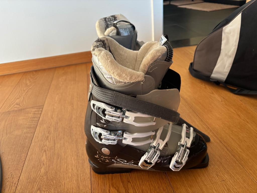 Salomon Skischoenen met draagtas, Ophalen, Gebruikt, Schoenen, Salomon