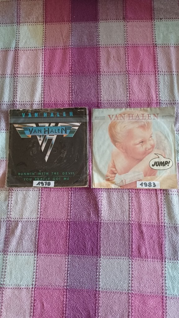 Vinyl singles Van Halen, Cd's en Dvd's, Ophalen of Verzenden, Gebruikt