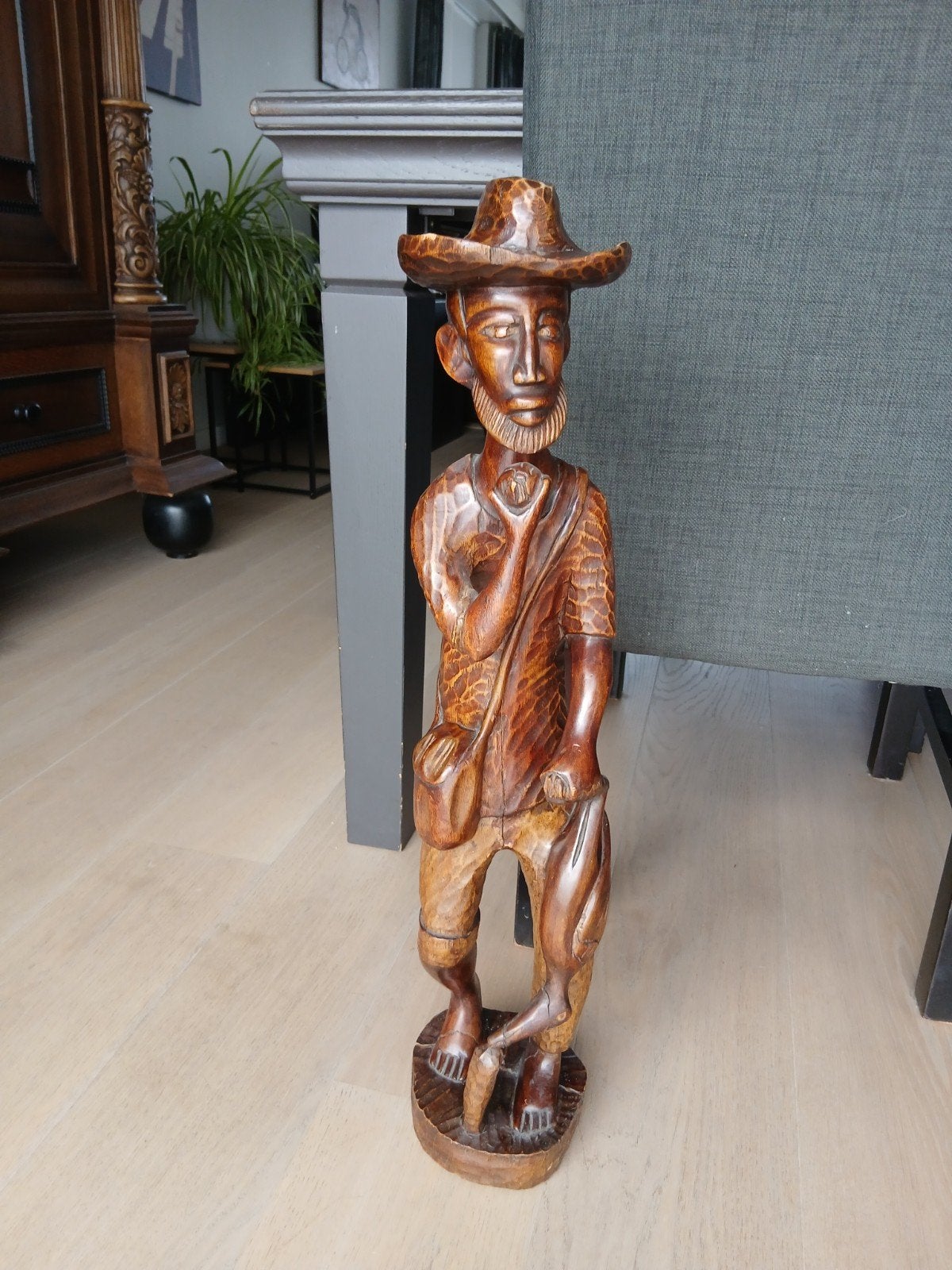afrikaans beeld, Antiquités & Art, Enlèvement, Afrique, Statue
