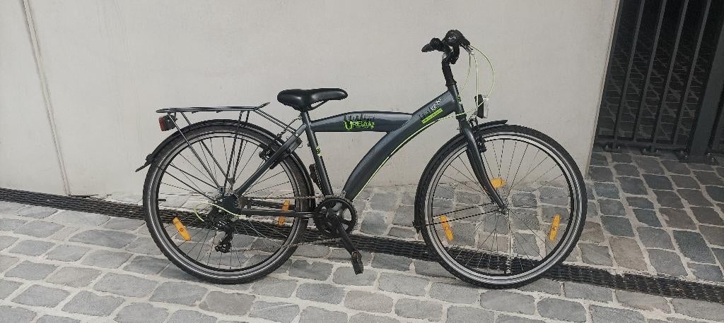 Jongensfiets Bikefun Urban City 26 inch, Terugtraprem, Versnellingen, Minder dan 49 cm, Zo goed als nieuw