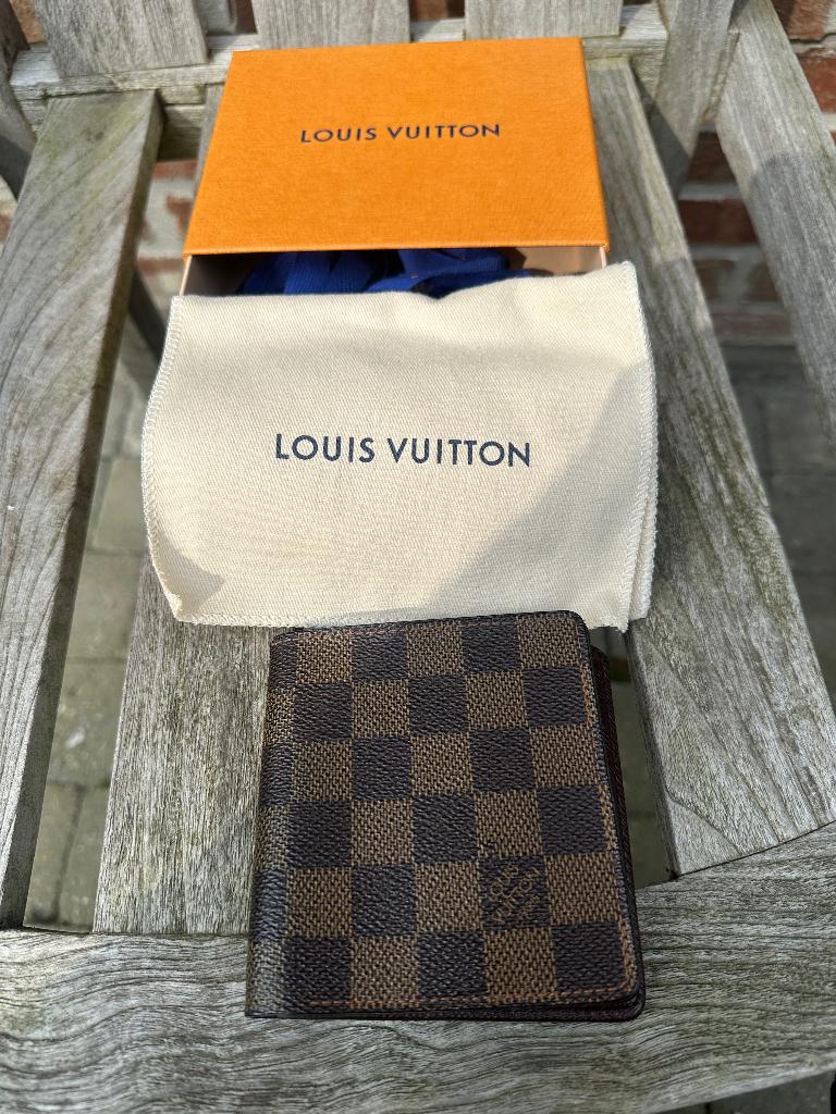 Louis vuitton portefeuille, Bijoux, Sacs & Beauté, Porte-monnaie & Portefeuilles, Autres marques, Cuir, Brun, Enlèvement