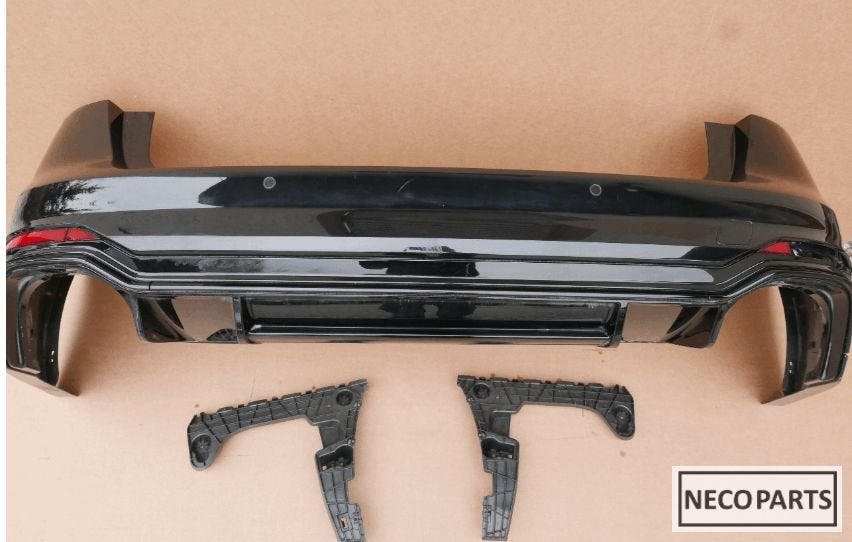 AUDI RS4 8W ACHTERBUMPER ORIGINEEL 4xPDC, Arrière, -, Audi, Utilisé