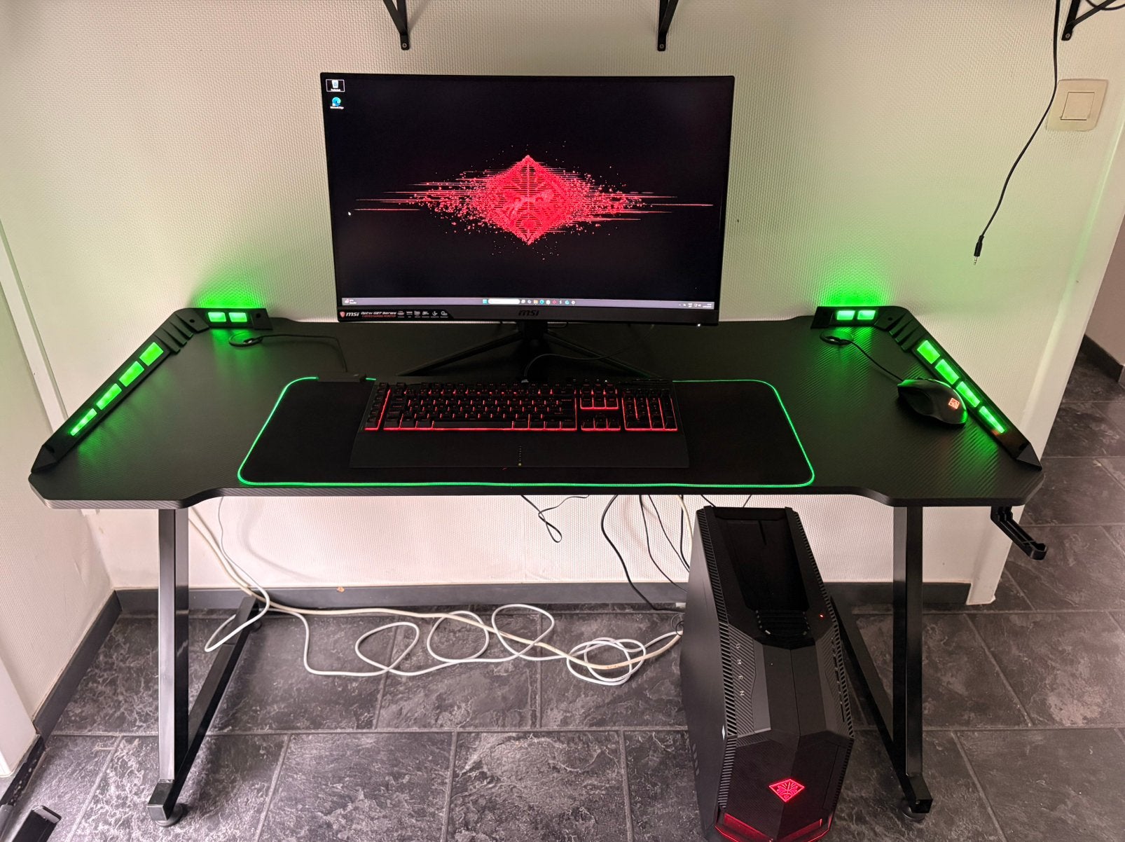 Gaming setup, Computers en Software, Desktop Pc's, Gebruikt, 3 tot 4 Ghz, HDD, 16 GB, Met videokaart, Gaming, Ophalen