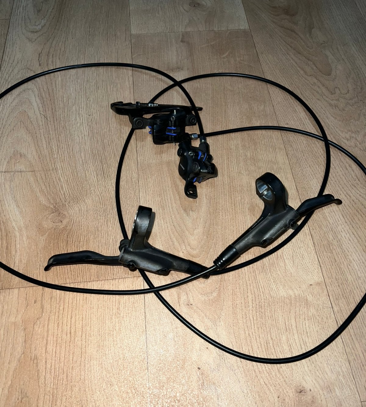 Shimano MT200 Hydraulische Schijfremmen Set, Fietsen en Brommers, Ophalen, Gebruikt, Kinderfiets, Remmen