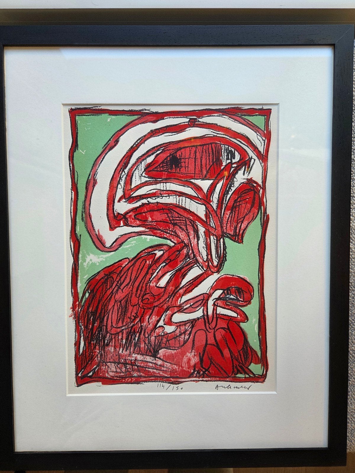 Alechinsky, Antiek en Kunst, Genummerd, Ophalen of Verzenden