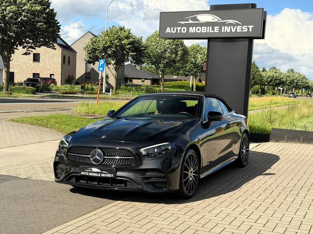 Mercedes-Benz E 220 Cabriolet E 220 d 4-Matic AMG FULL OPTIO, Cuir, Argent ou Gris, Achat, Entreprise