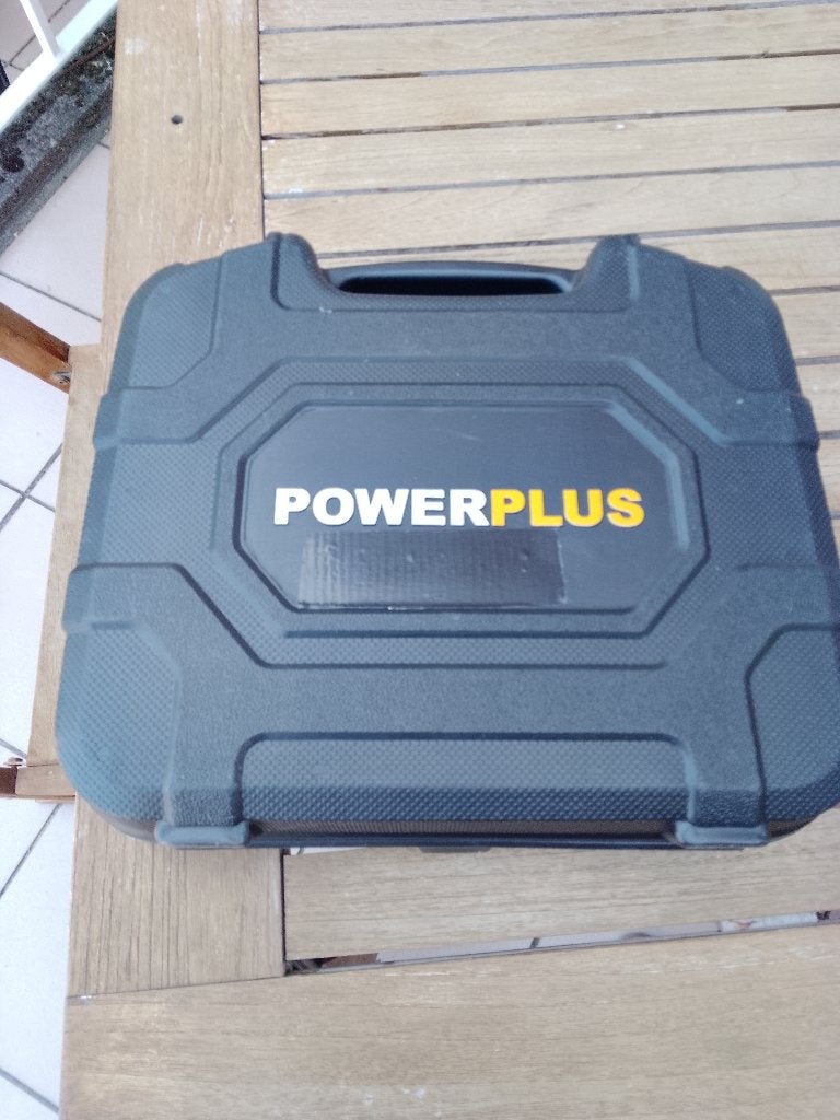 Powerplus POWX00510 accu schroef- en klopboormachine, Doe-het-zelf en Bouw, Gereedschap | Boormachines, Ophalen, Zo goed als nieuw