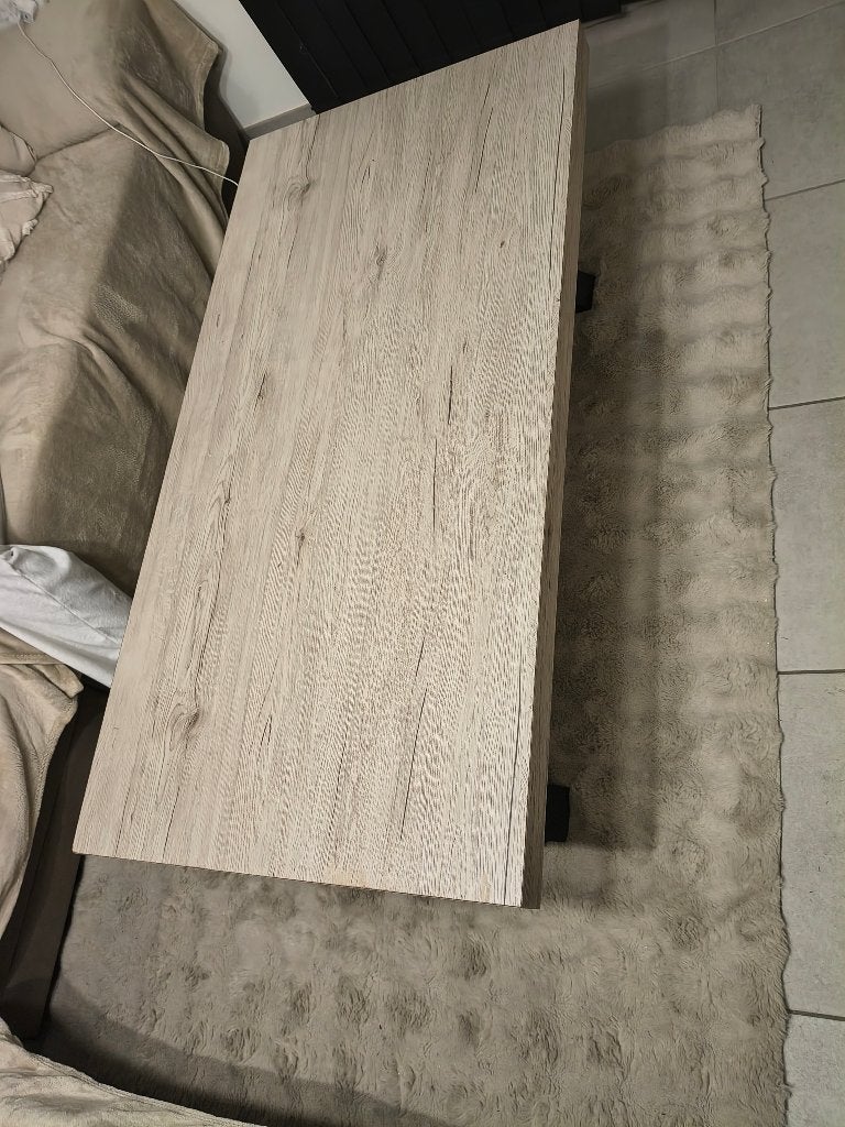 Salon tafel, Huis en Inrichting, Tafels | Salontafels, Ophalen, Zo goed als nieuw, Overige houtsoorten