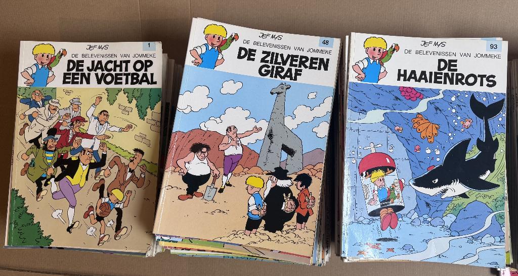 Lot Jommeke stripboeken - 187 stuks, Jef Nys., Meerdere stripboeken, Ophalen, Gelezen