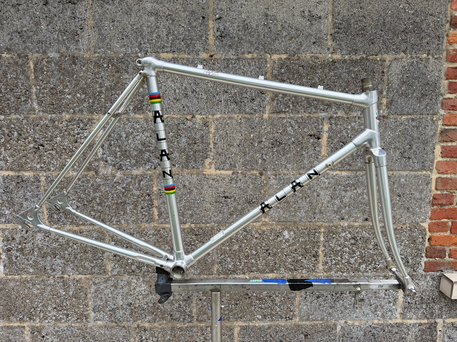 Alan Super Record, Fietsen en Brommers, Ophalen of Verzenden, Zo goed als nieuw, Frame, Aluminium