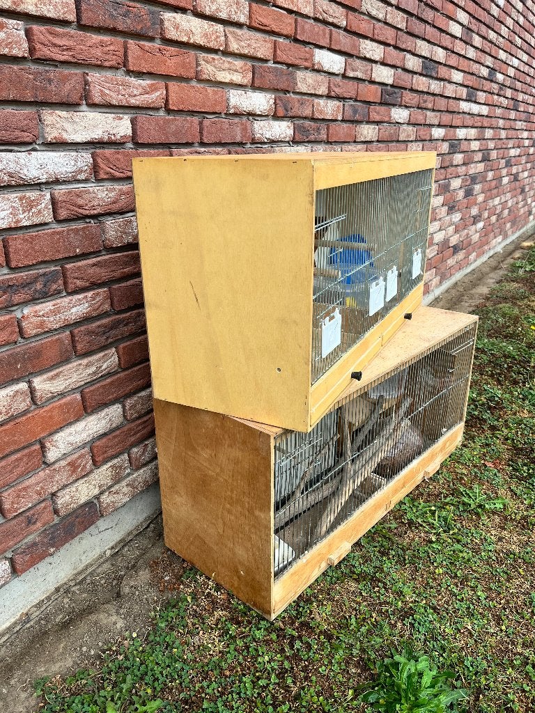 Kweekkooien vogels, Enlèvement, Utilisé, Bois, Cage d'élevage
