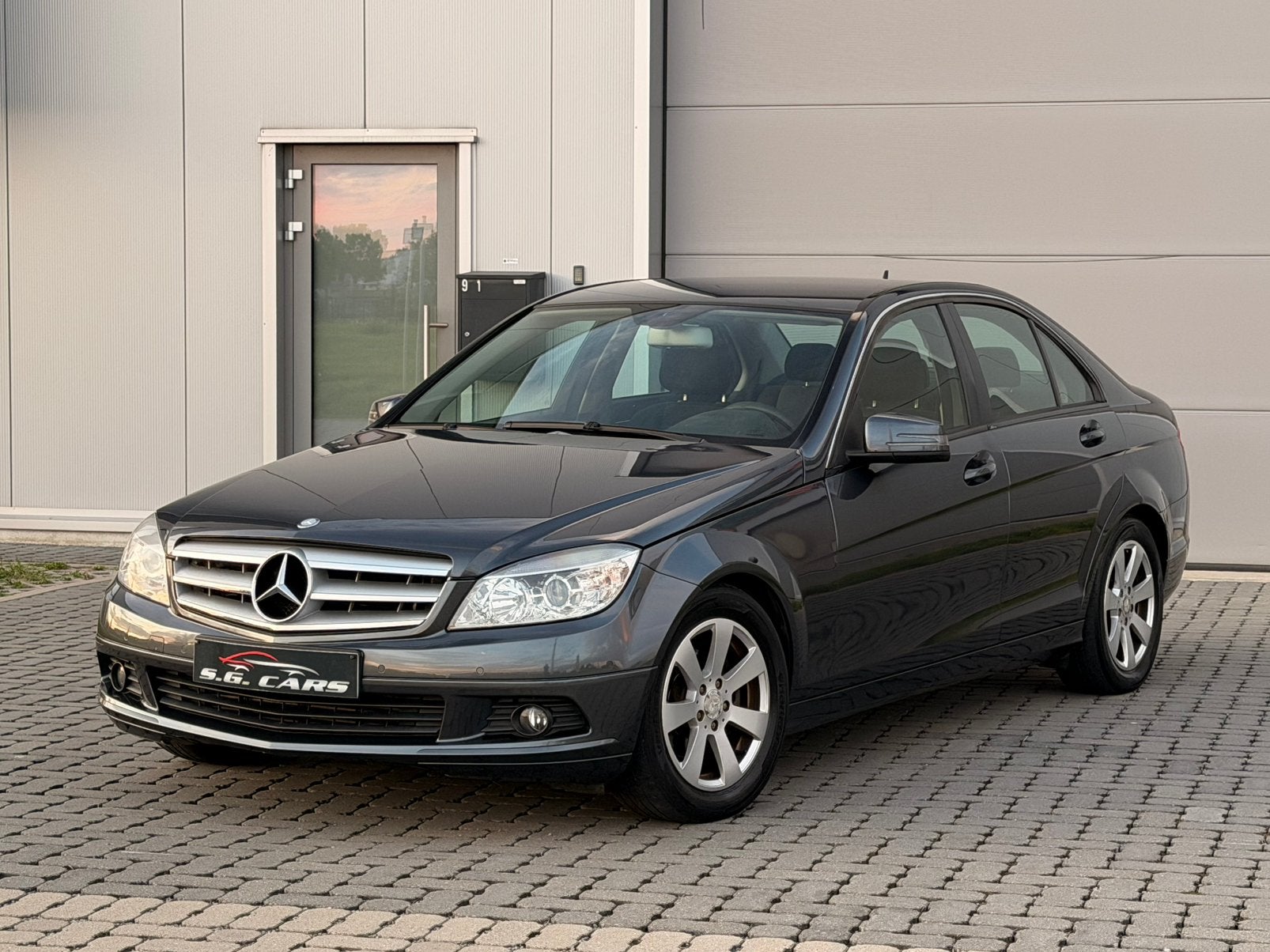 MERCEDES C200 2008 DIESEL 2.2 EURO4 189.700KM EURO4, 100 kW, 4 cilinders, Zwart, Bedrijf