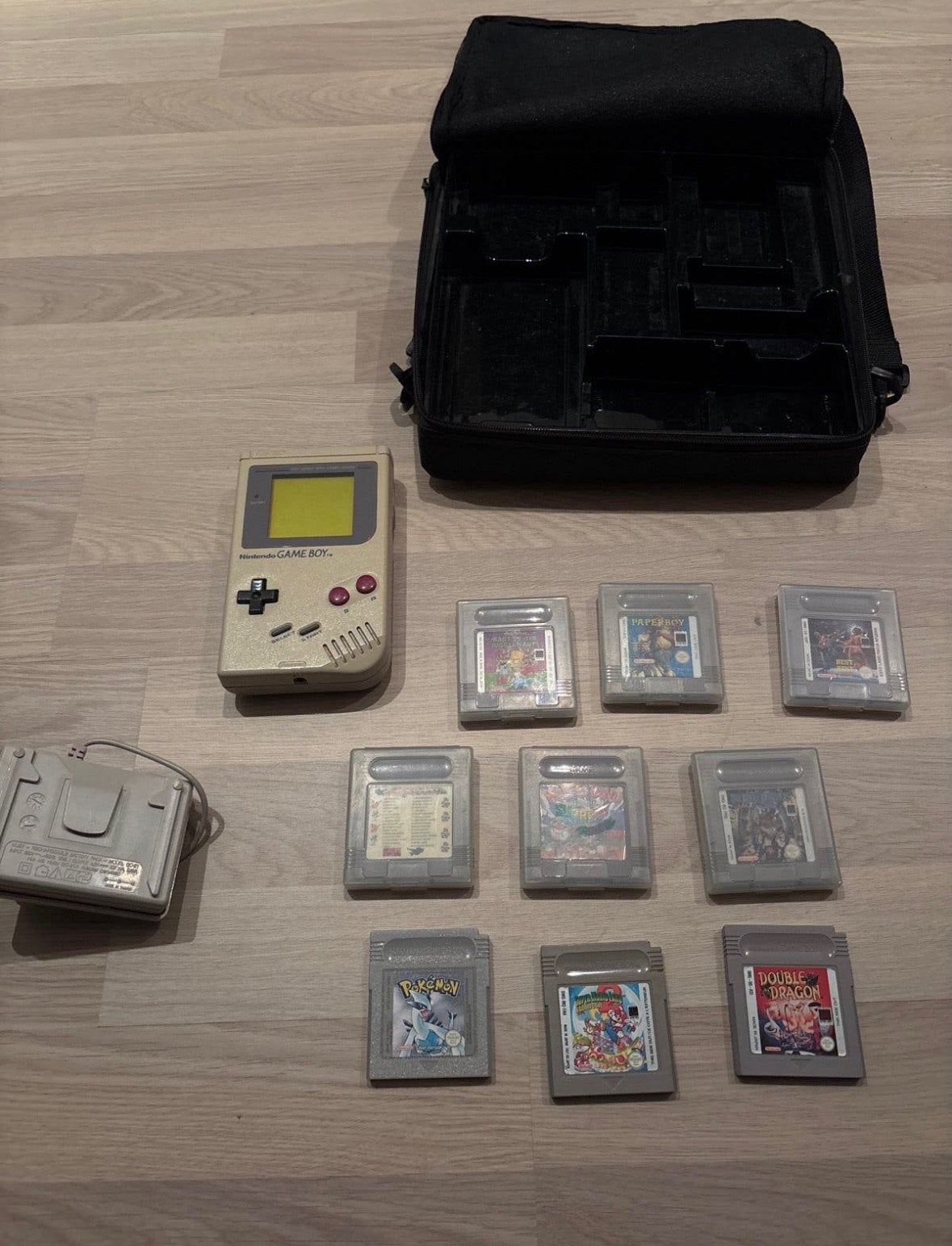 Nintendo Game Boy met 7 spellen en tas, Ophalen of Verzenden, Zo goed als nieuw