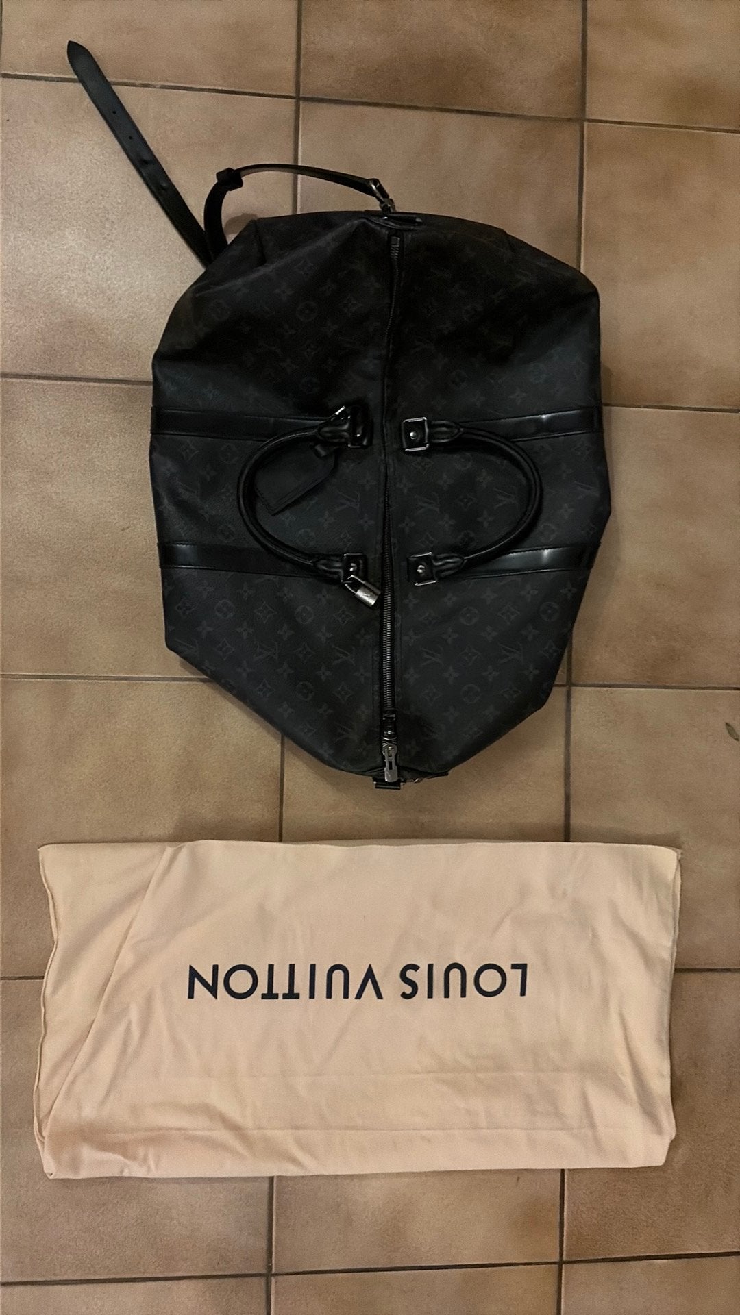 Sac louis vuitton keepall 55, Ophalen of Verzenden, Zo goed als nieuw