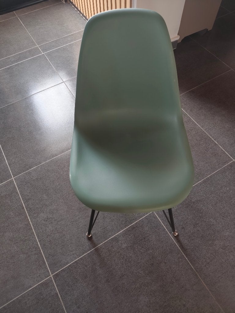 Lot de 4 chaises modernes, Maison & Meubles, Chaises, Brun, Enlèvement, Utilisé, Autres matériaux