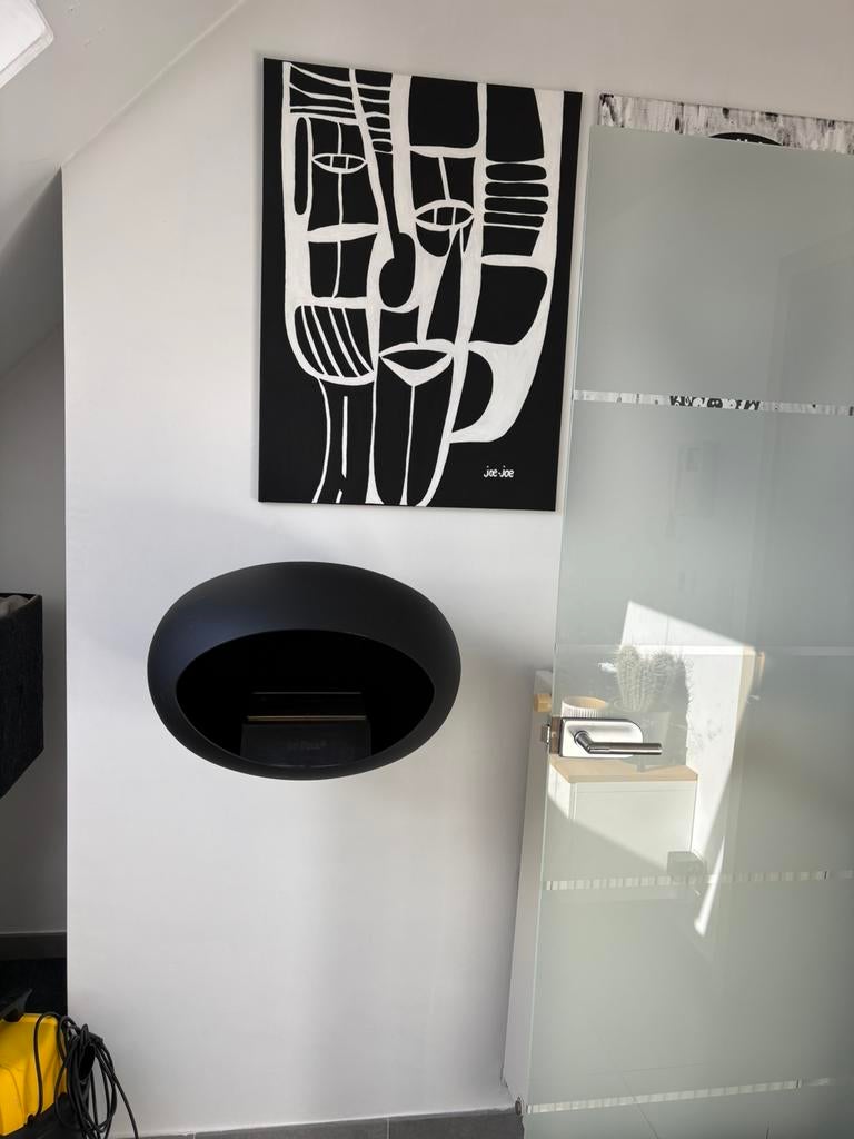 Le feu wandopenhaard bio-ethanol, Huis en Inrichting, Haarden, Ophalen, Zo goed als nieuw