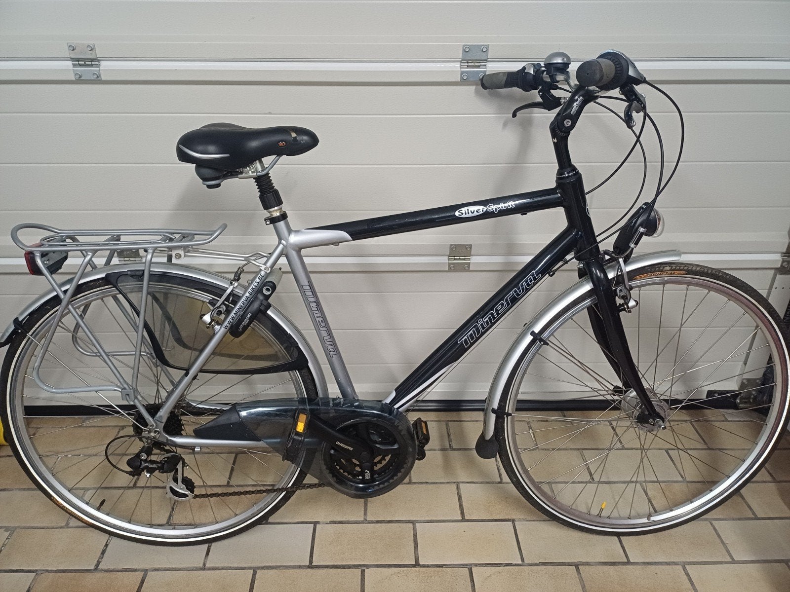 herenfiets minerva, Ophalen
