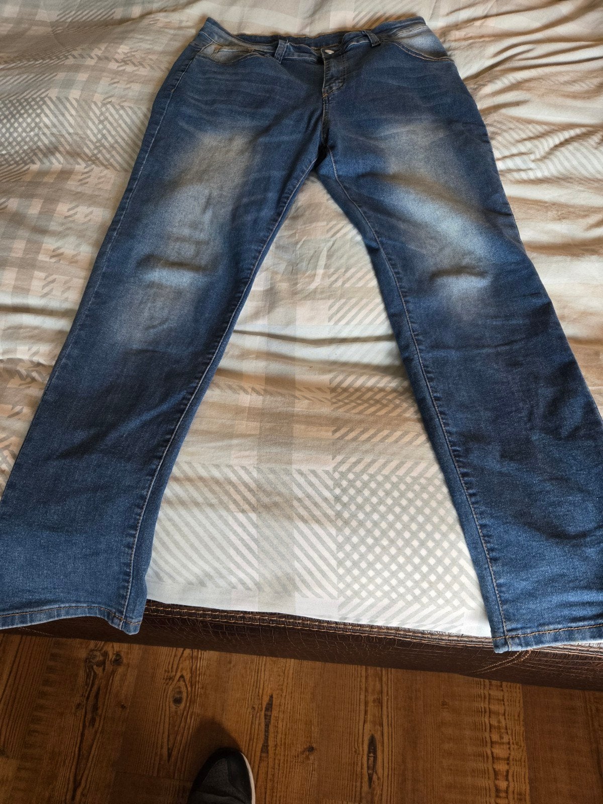 Jeansbroek mannen, Enlèvement ou Envoi, Neuf, Bleu, W33 - W34 (confection 48/50)