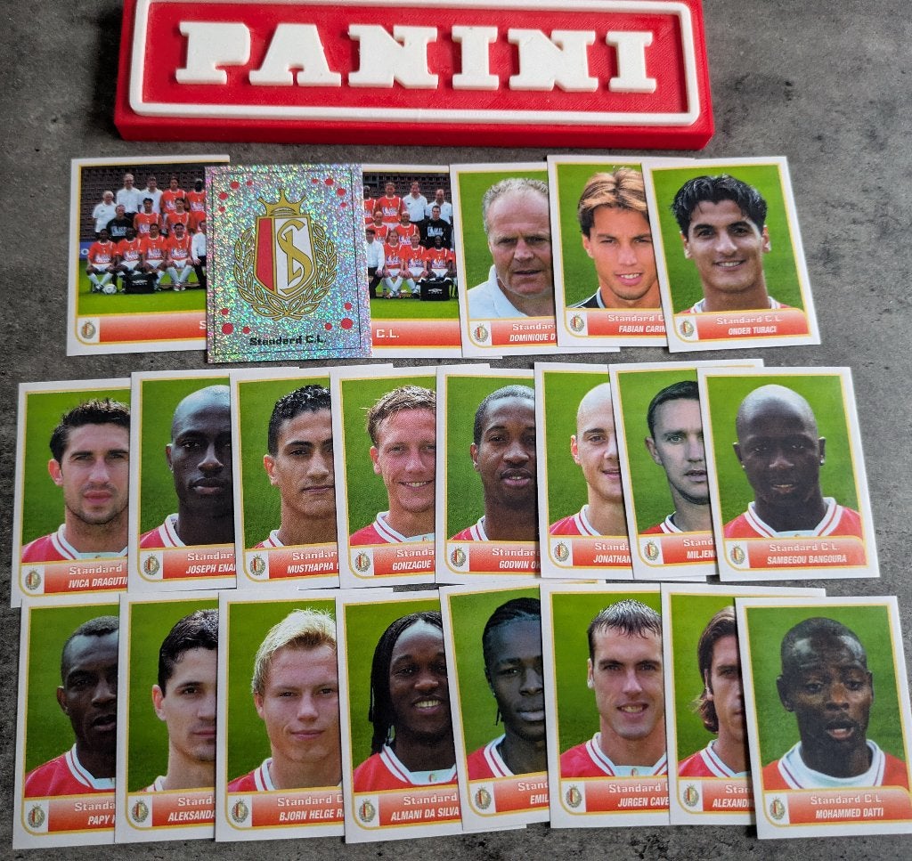 Autocollants foot Panini football 2004 STANDARD c LIÈGE 22X, Envoi, Neuf