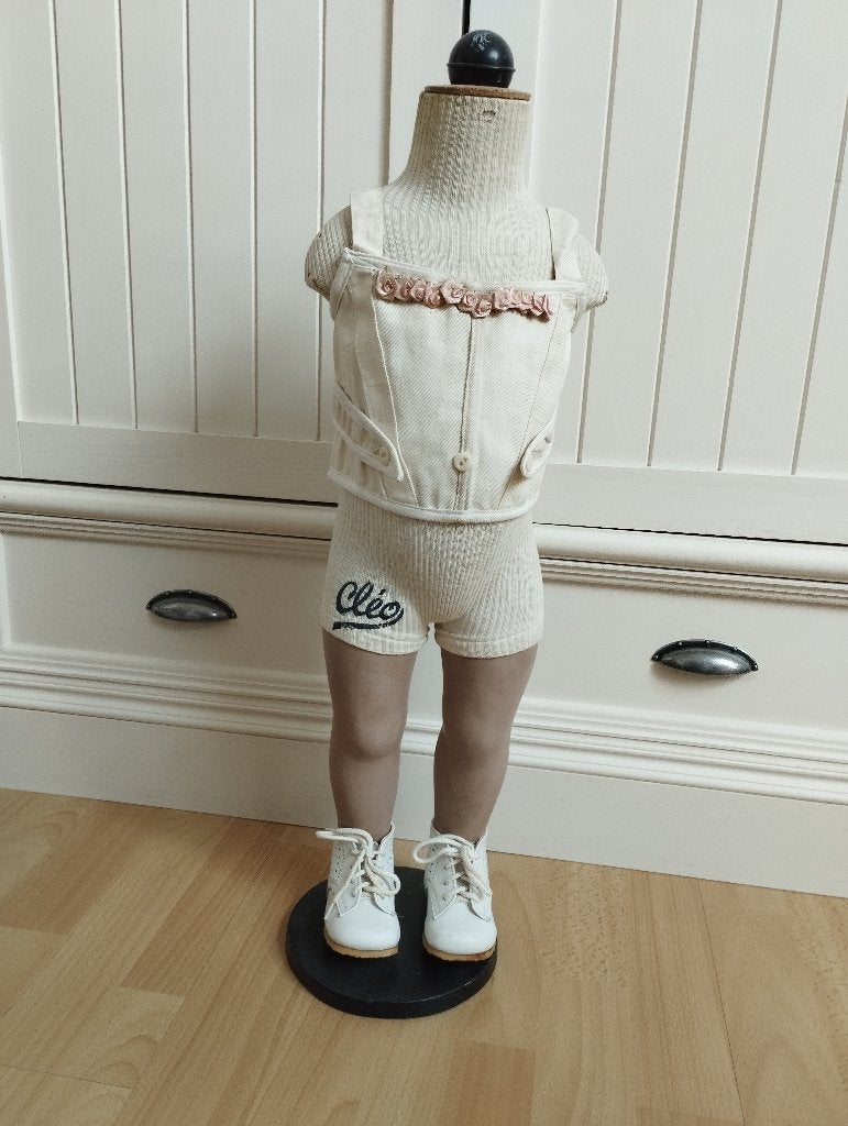 Cleo paspopje antiek corset, Ophalen of Verzenden