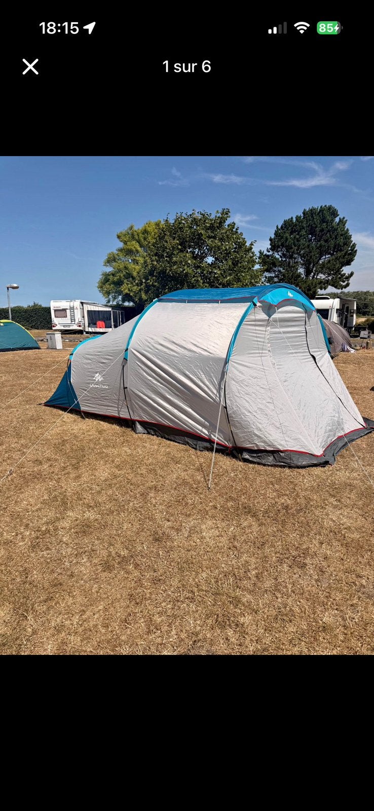 Tent voor 4 personen, Ophalen of Verzenden, Zo goed als nieuw