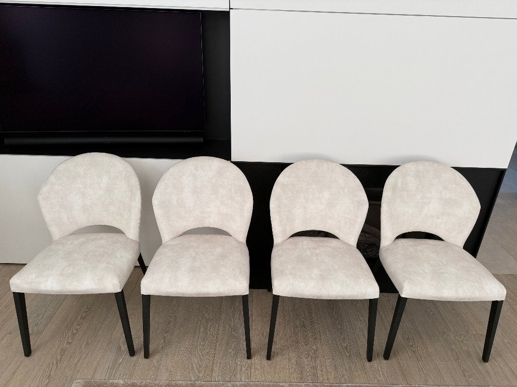 4 x NIEUW Mobitec Cuori C0110 designstoelen, Ophalen, Overige kleuren, Nieuw, Vier