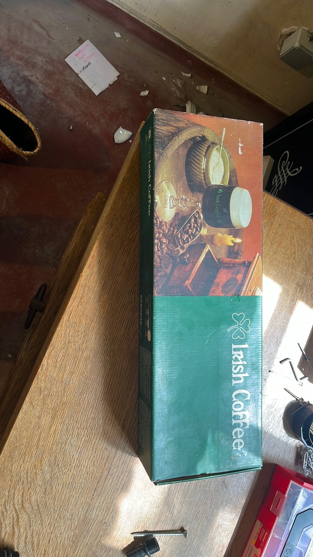 6 irish coffeeglazen, Hobby & Loisirs créatifs, Jeux de cartes à collectionner | Magic the Gathering, Enlèvement, Comme neuf