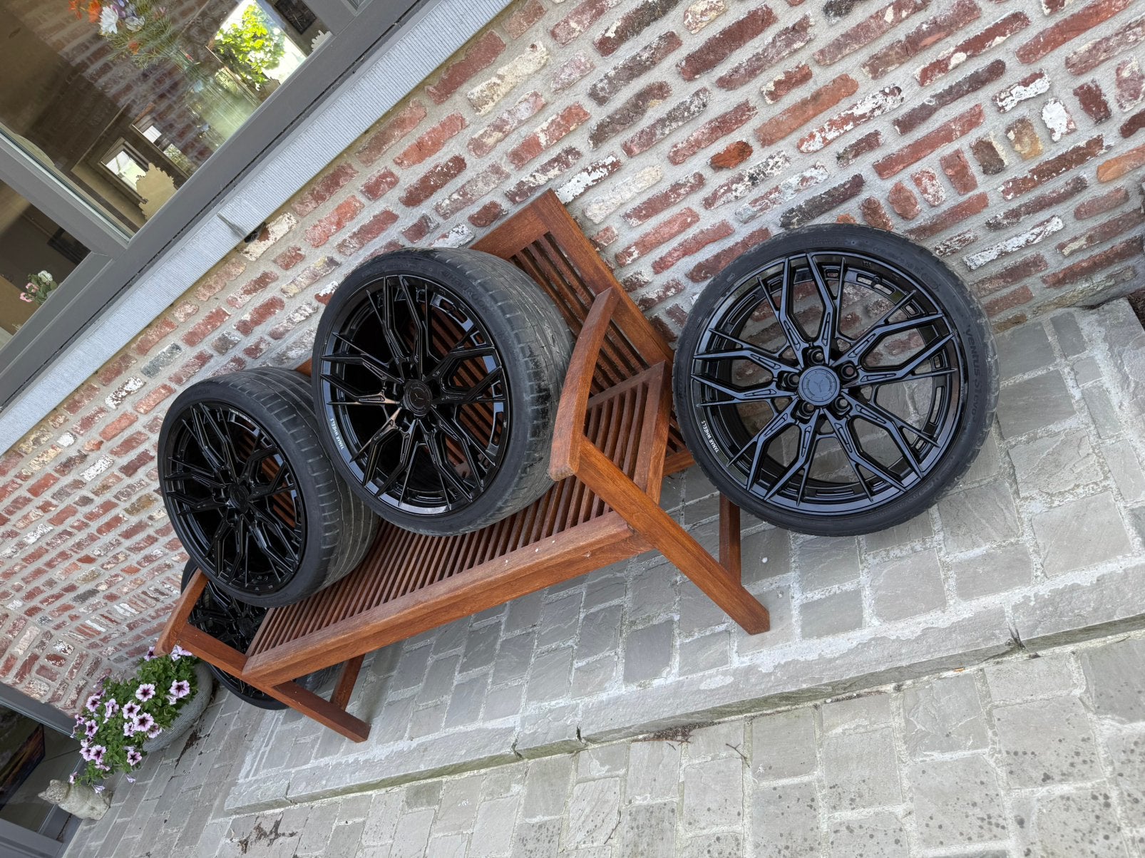 Yanar 19inch velgen zwart, Ophalen, Velg(en)