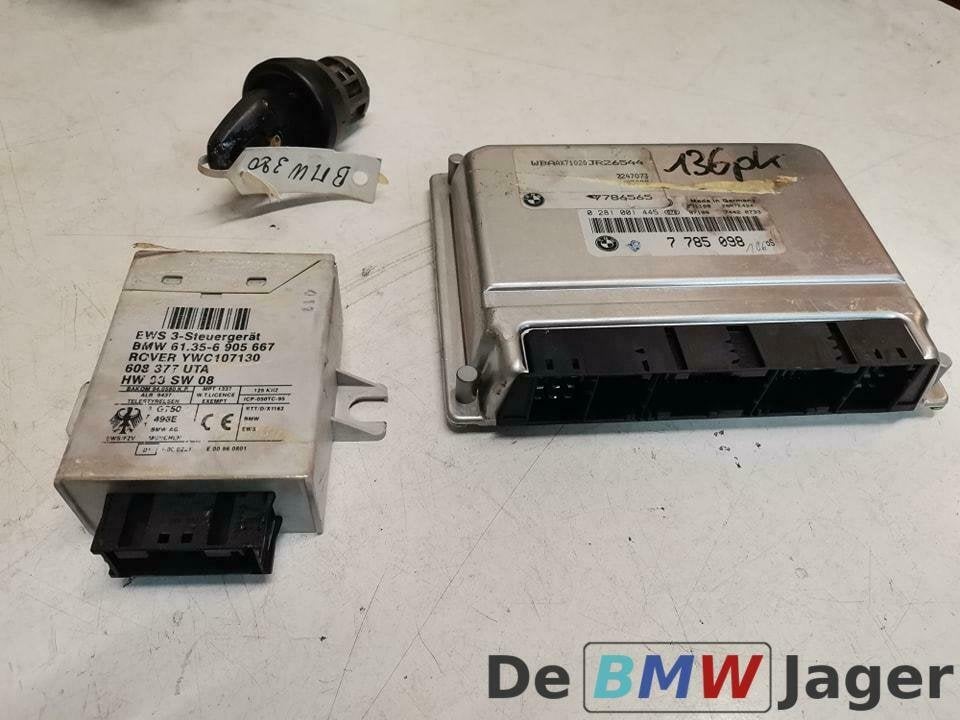 DDE met sleutel en EWS BMW 3-serie E46 320D M47 7786565, Enlèvement ou Envoi, Utilisé, BMW, BMW