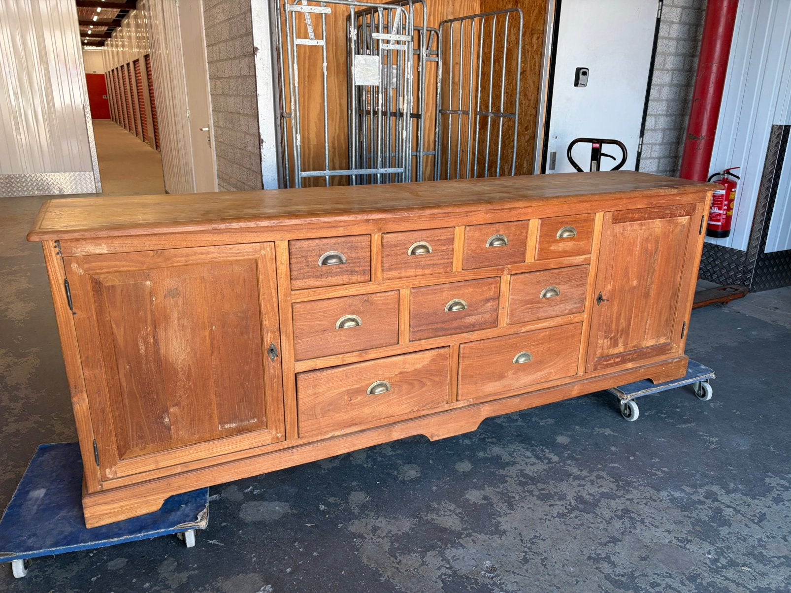 Dressoir teak een mooie grote, Antiek en Kunst, Ophalen of Verzenden