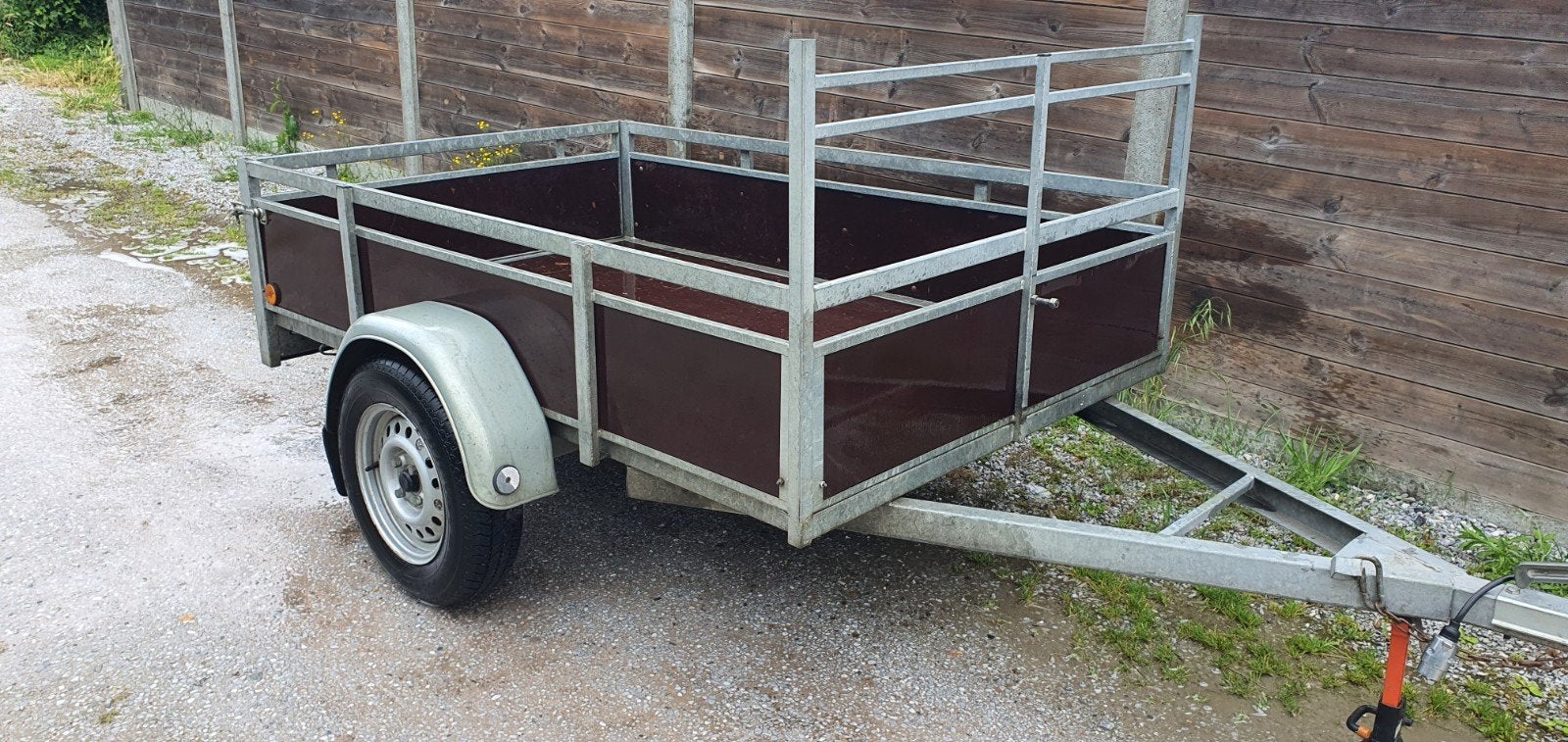 Aanhangwagen enkel as Ongeremd, Ophalen