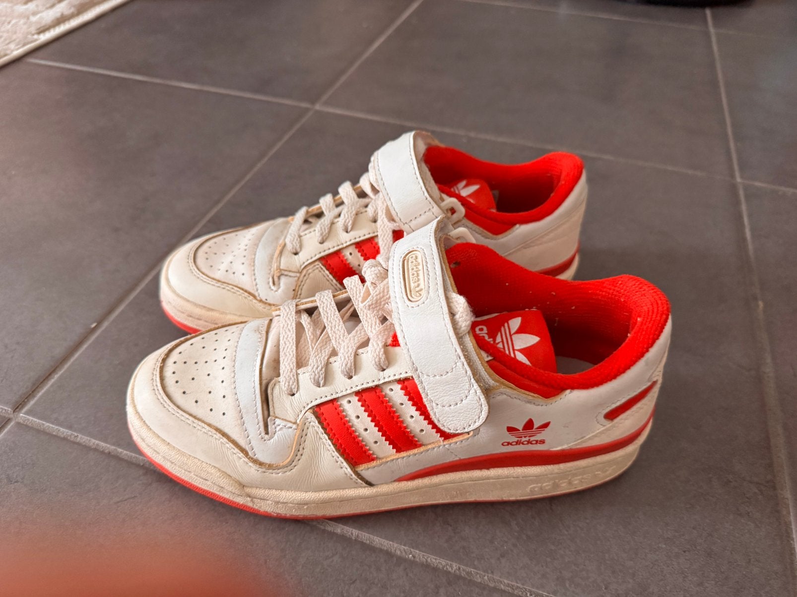 Adidas schoenen/ sneaker, Ophalen, Wit, Sneakers, Gedragen