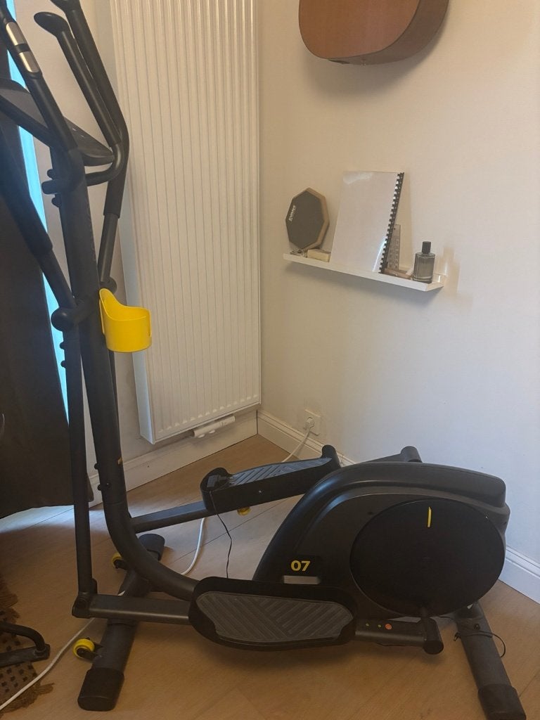 Vélo elliptique Domyos EL500 connecté – 18 programmes, Enlèvement, Utilisé, Métal, Vélo elliptique