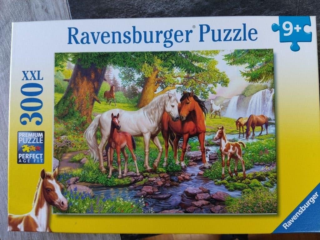Ravensburger puzzel paarden 300 stuks, Ophalen, Meer dan 50 stukjes, Zo goed als nieuw, 6 jaar of ouder