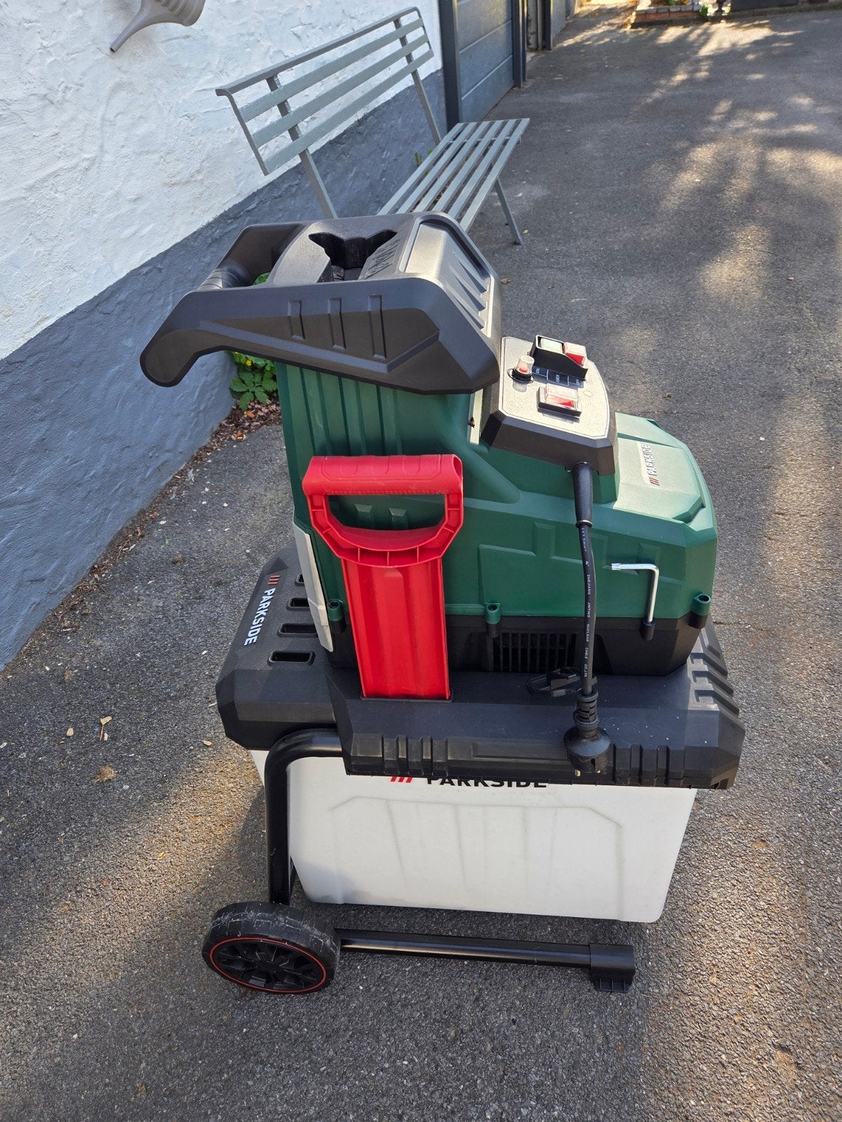 hakselaar parkside 2800watt, Électrique, Parkside, Enlèvement, Sac de ramassage