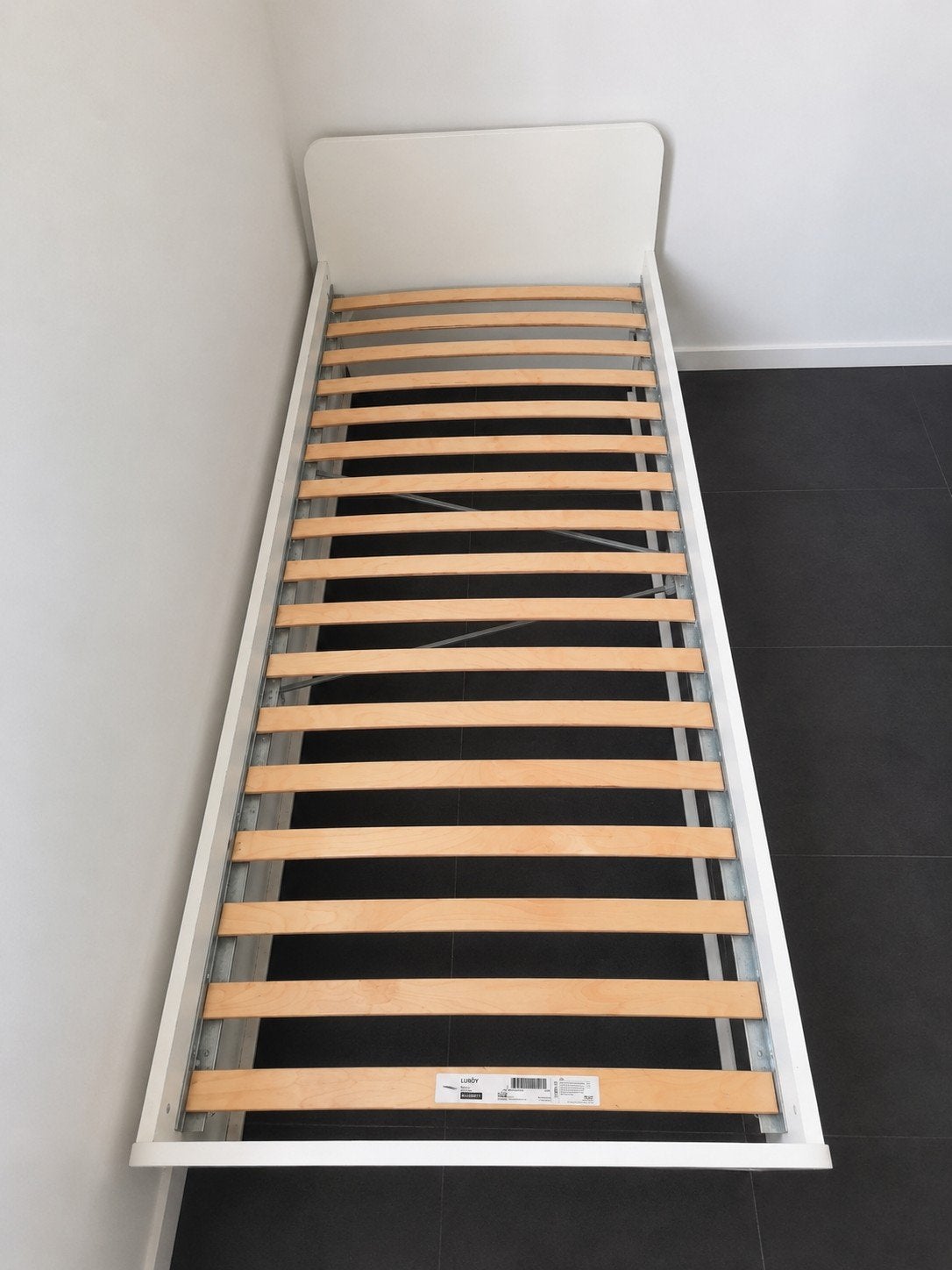 1persoonsbed wit Ikea, Ophalen, Wit