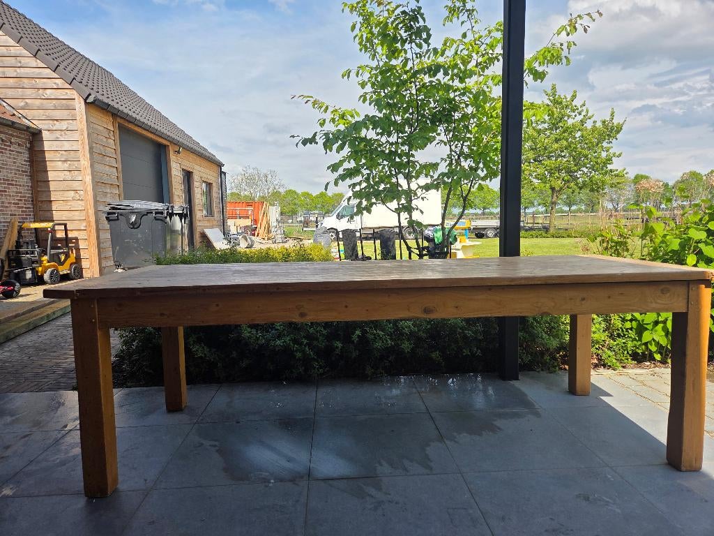 Tafel, Huis en Inrichting, Tafels | Eettafels, Ophalen, Gebruikt, 200 cm of meer, 50 tot 100 cm
