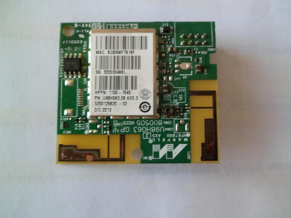 CARTE WIFI HP U98H063 08 AX5.3/SDGOB-0892 (1150-7935), Enlèvement, Comme neuf