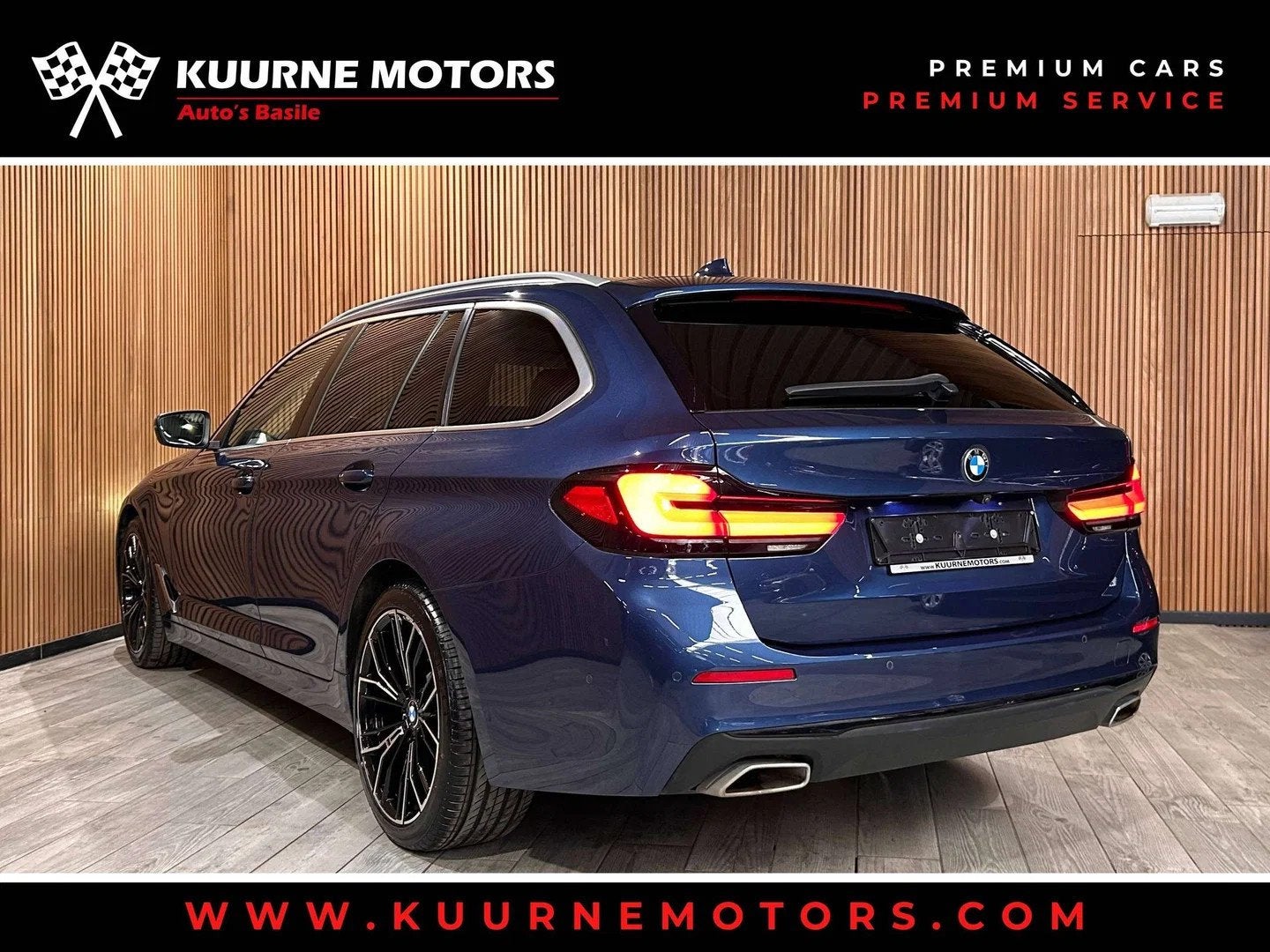 BMW 5 Serie 518 dA Touring Alu19"/Acc/Led/Pdc/Cam/Leder/Verw, Autos, BMW, Cuir, Entreprise, 5 portes, Automatique