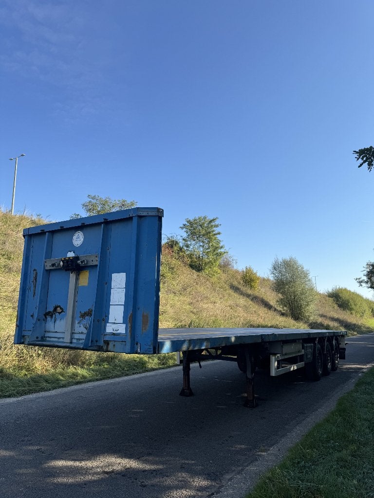 Semi-remorque plateau LAG 3 essieux - CT 07/2026, Enlèvement, Utilisé, Autres marques, Autres pièces automobiles