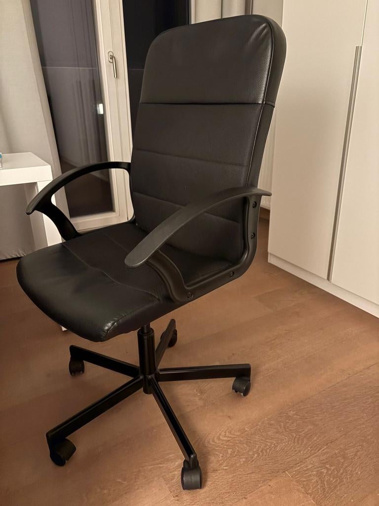 Bureaustoel, Ophalen, Zo goed als nieuw, Zwart, Bureaustoel