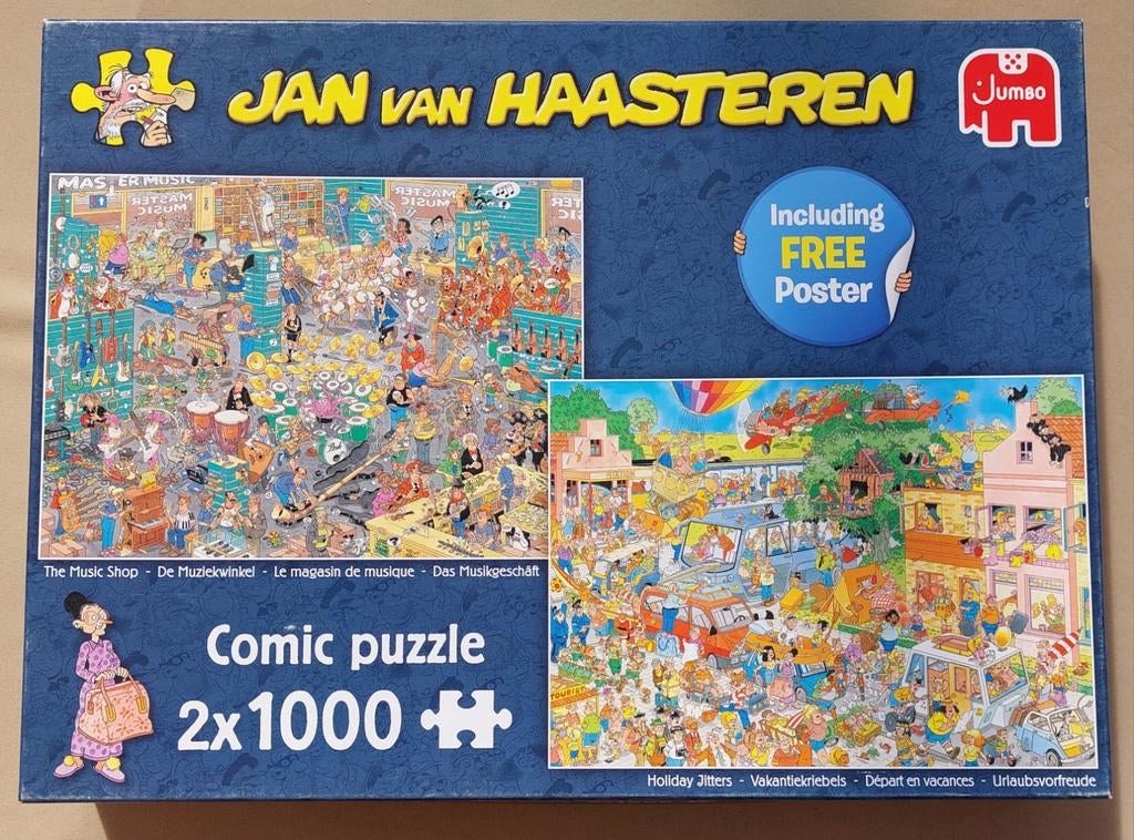 2 puzzels Jan van Haasteren, Ophalen