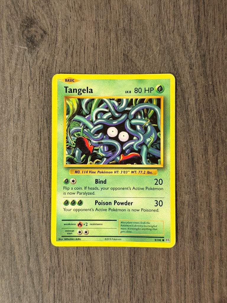 Tangela [1st Edition] #66 Pokemon Base Set, Ophalen of Verzenden, Zo goed als nieuw, Losse kaart
