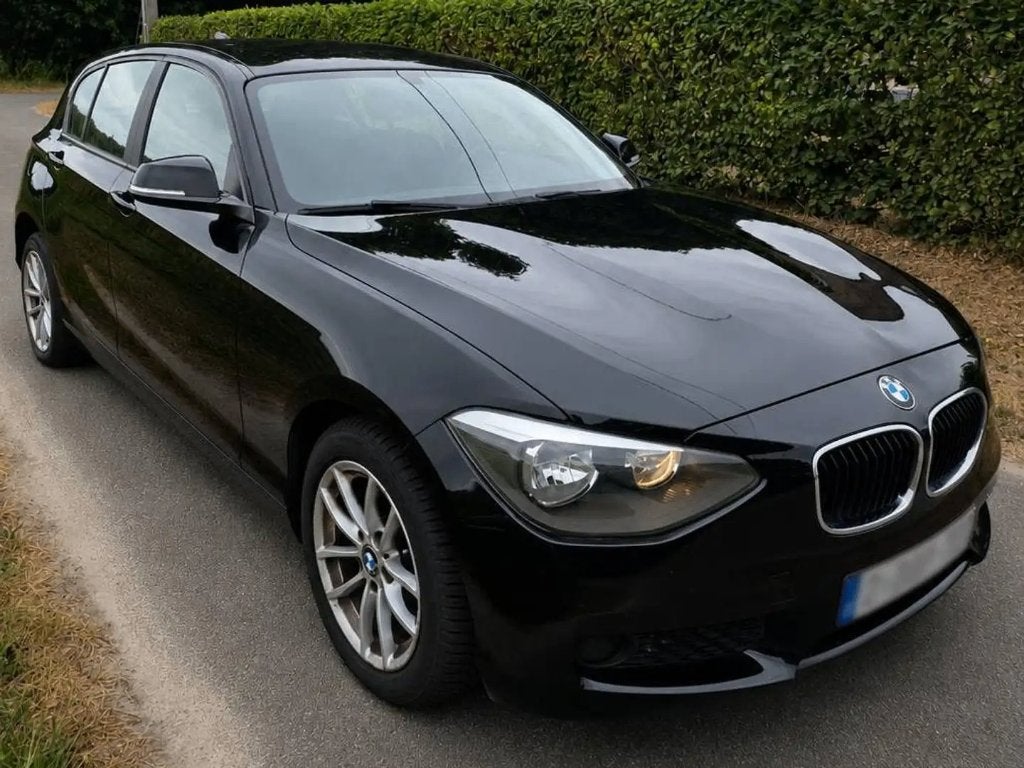 BMW 114i 2013 Benzine, Auto's, Zwart, 4 cilinders, Zwart, Handgeschakeld