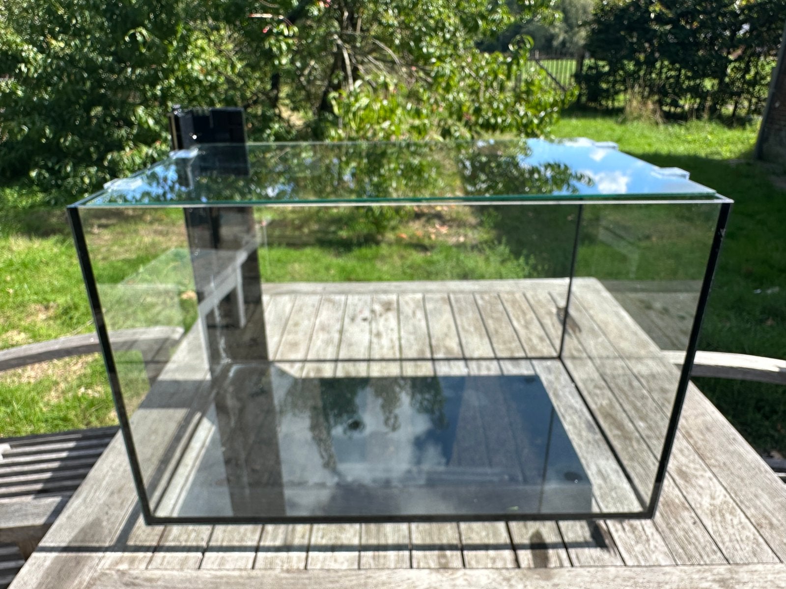 Aquarium met toebehoren zo goed als nieuw, Ophalen, Inclusief toebehoren, Zo goed als nieuw, Leeg aquarium
