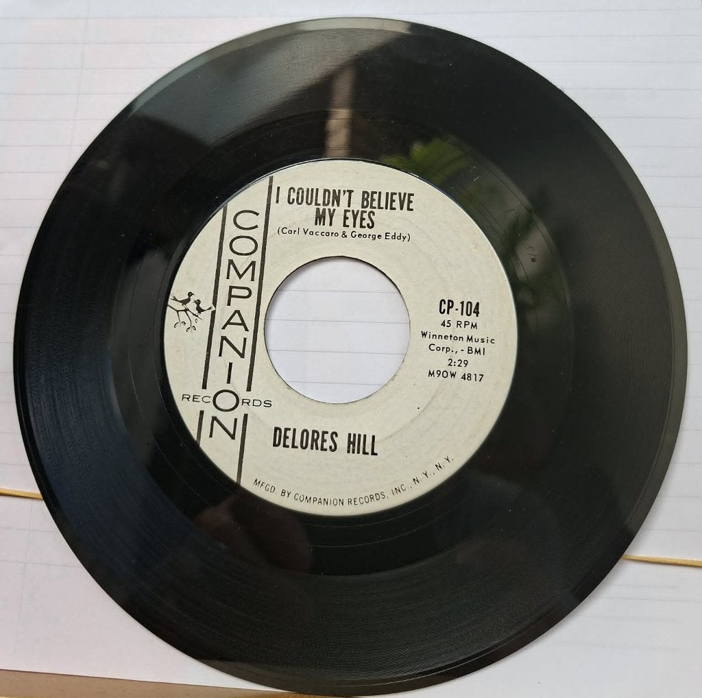 Popcorn Groove/Delores Hill - Ik kon mijn ogen niet geloven, Cd's en Dvd's, Vinyl | R&B en Soul, Gebruikt, 7 inch, Soul, Overige typen