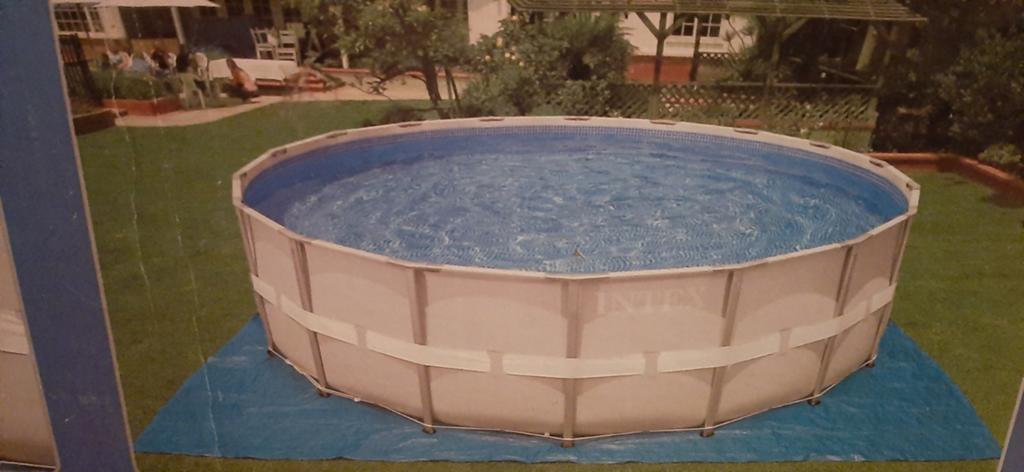 Piscine intex 4.88x1.22m, Jardin & Terrasse, Enlèvement